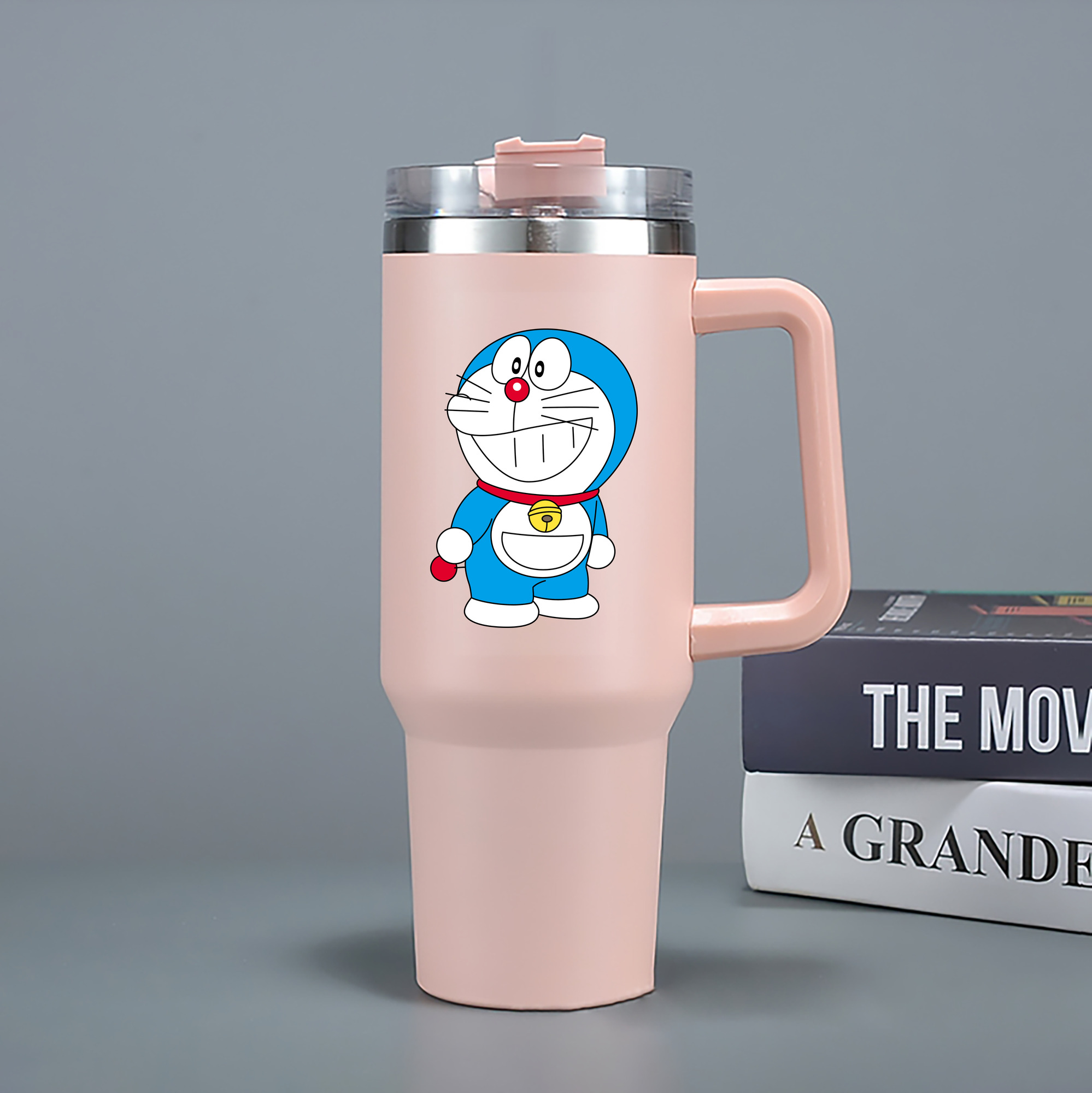 （画像用） ドラえもん Doraemon 1200mL車用タンブラー（カラープリント）